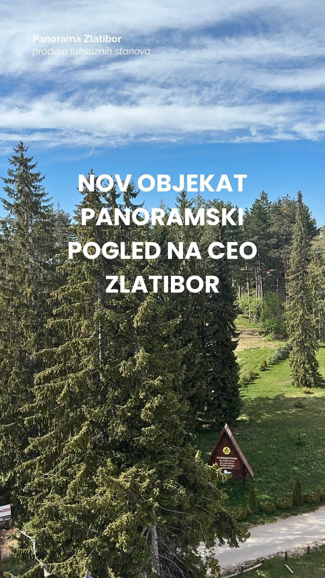 Panoramski pogled na Zlatibor